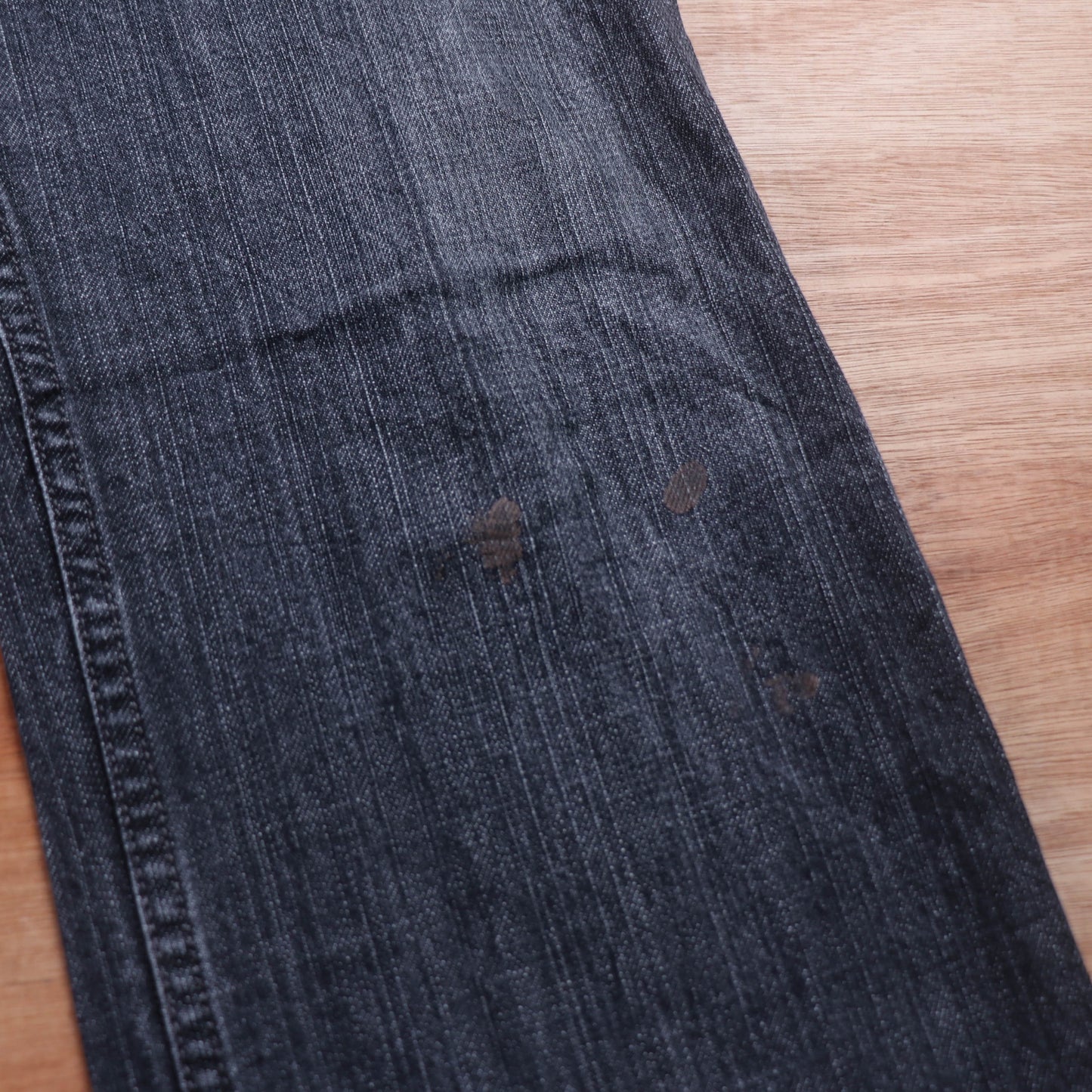 Levi's 514 Red Tab W34 L31 Straight Leg Grey Denim Jeans