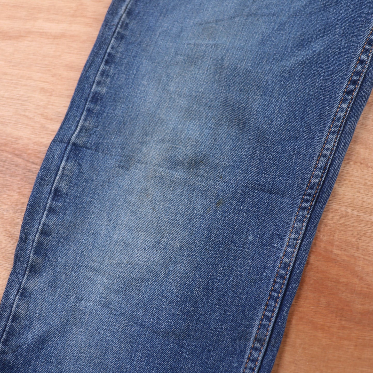 Levi's 505 Red Tab W34 L31 Straight Leg Regular Fit Blue Denim Jeans