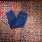 Lee W34 L28 Straight Leg Relaxed Fit Blue Denim Jeans