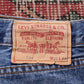Levi's Orange Tab W38 L34 Straight Leg Classic Ripped Style Blue Denim Jeans