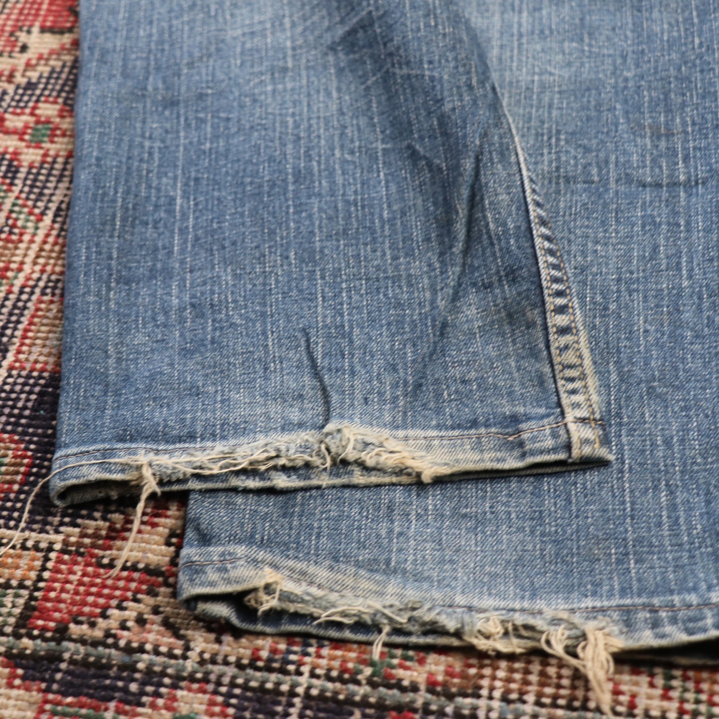 Levi's W36 L27 Straight Leg Loose Fit Blue Denim Jeans