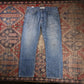 Levi's 505 W38 L30 Straight Leg Regular Fit Blue Denim Jeans