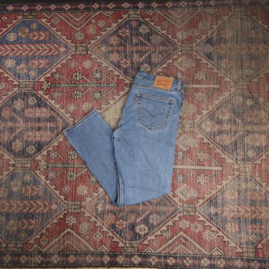 Levi's 511 W34 L28 Slim Fit Blue Denim Jeans