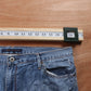 Levi's 514 Red Tab W36 L25 Straight Leg Classic Ripped Style Blue Denim Jeans