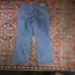 Levi's 550 W34 L28 Bootcut Relaxed Fit Blue Denim Jeans