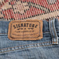 Levi's Signature W34 L29 Classic Ripped Style Blue Denim Jeans