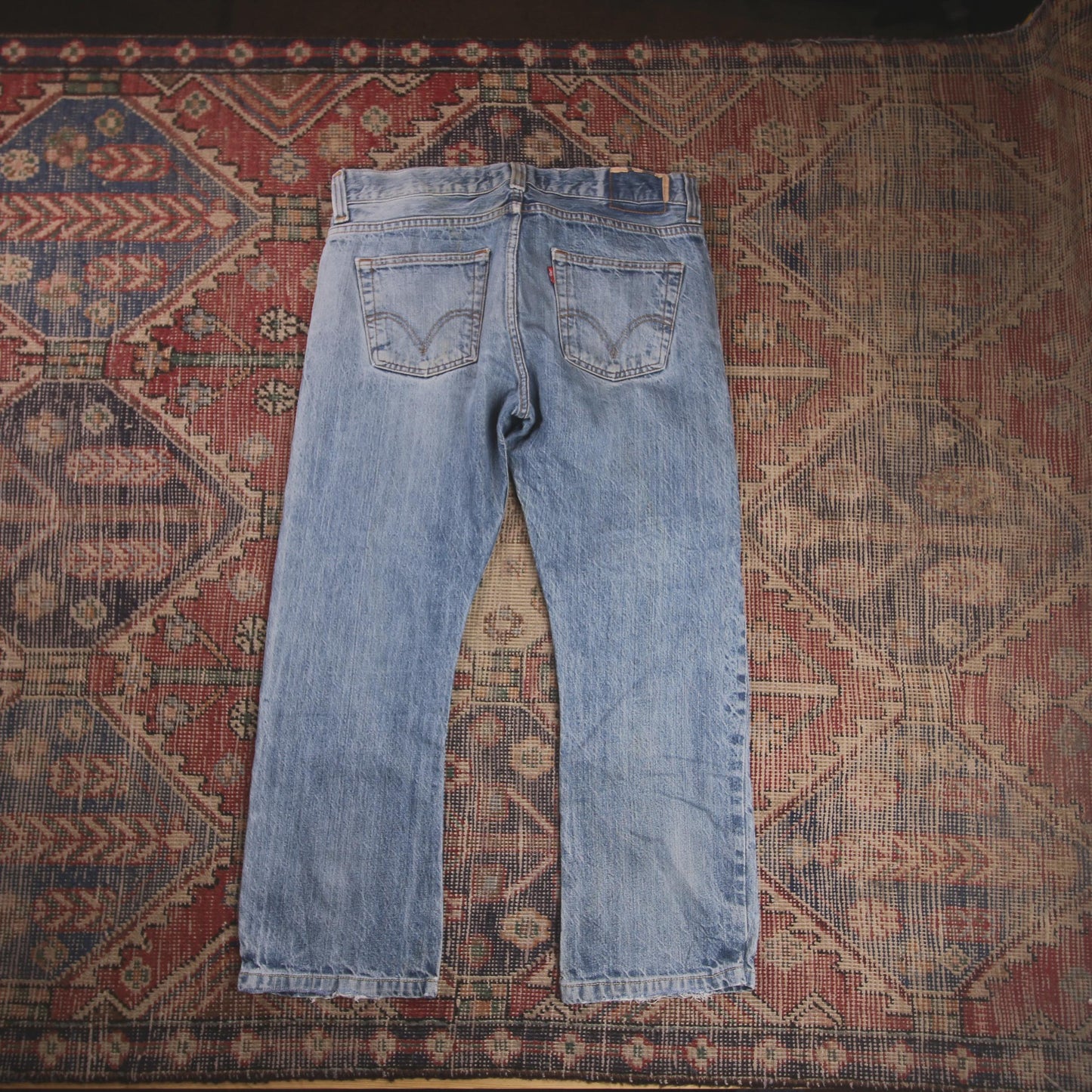 Levi's 512 W34 L26 Tapered Leg Slim Fit Blue Denim Jeans