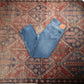 Levi's 513 W36 L28 Straight Leg Slim Fit Blue Denim Jeans