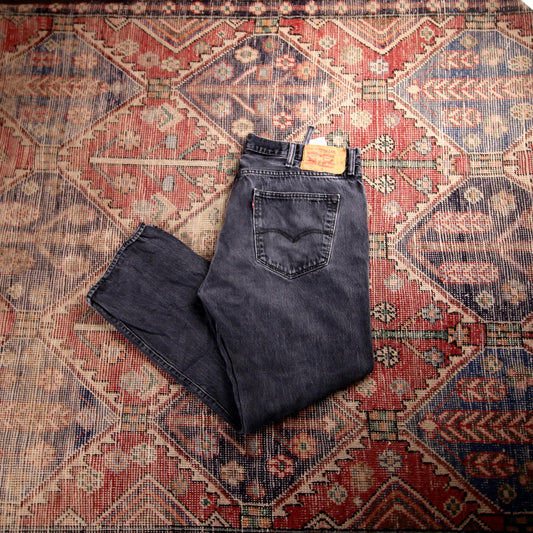 Levi's 501 W40 L29 Original Fit Black Denim Jeans