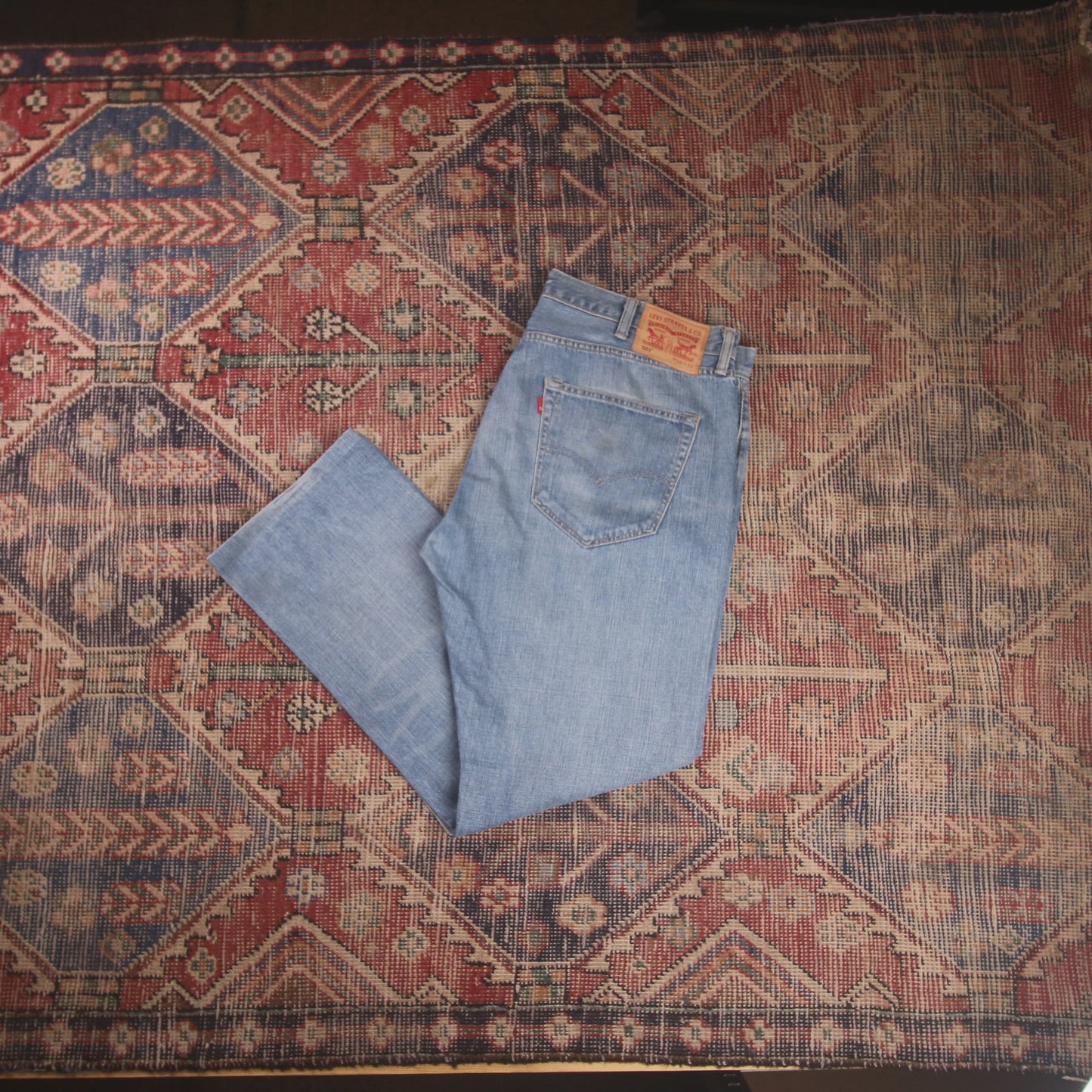 Levi's 501 W38 L34 Original Fit Blue Denim Jeans