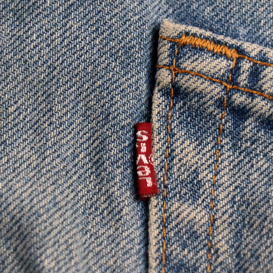 Levi's W34 L29 Straight Leg Blue Denim Jeans