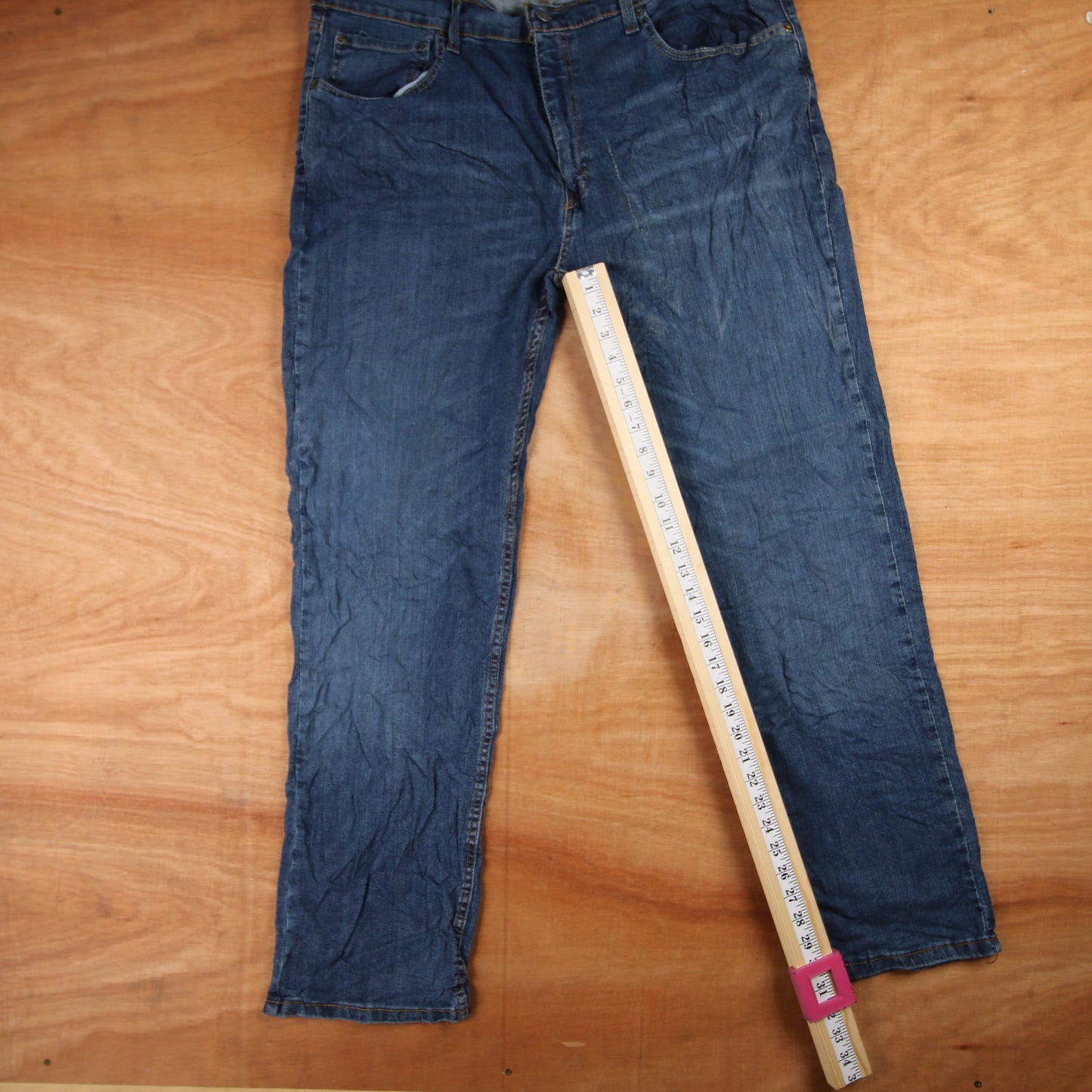 Levi's 559 Red Tab W40 L31 Straight Leg Relaxed Fit Blue Denim Jeans