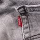 Levi's 511 Red Tab W26 L30 Slim Fit Grey Denim Jeans