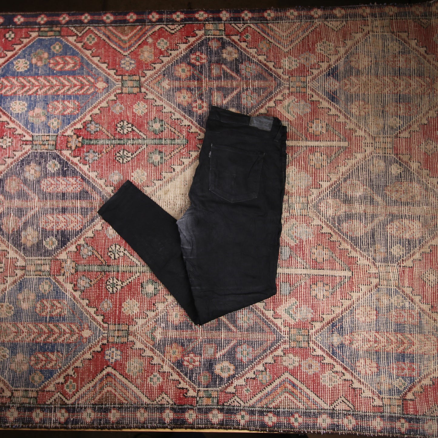 Levi's 720 W34 L30 Skinny Black Denim Jeans