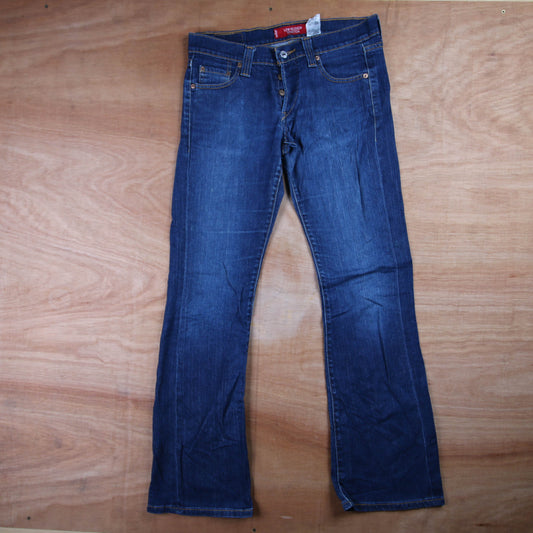 Levi's 167 Red Tab W32 L32 Bootcut Blue Denim Jeans