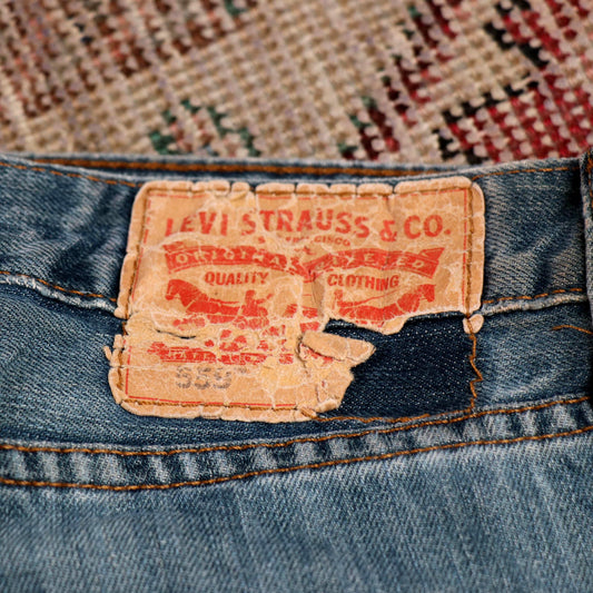 Levi's 559 W34 L30 Straight Leg Relaxed Fit Blue Denim Jeans