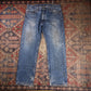 Levi's W38 L31 Straight Leg Relaxed Fit Blue Denim Jeans