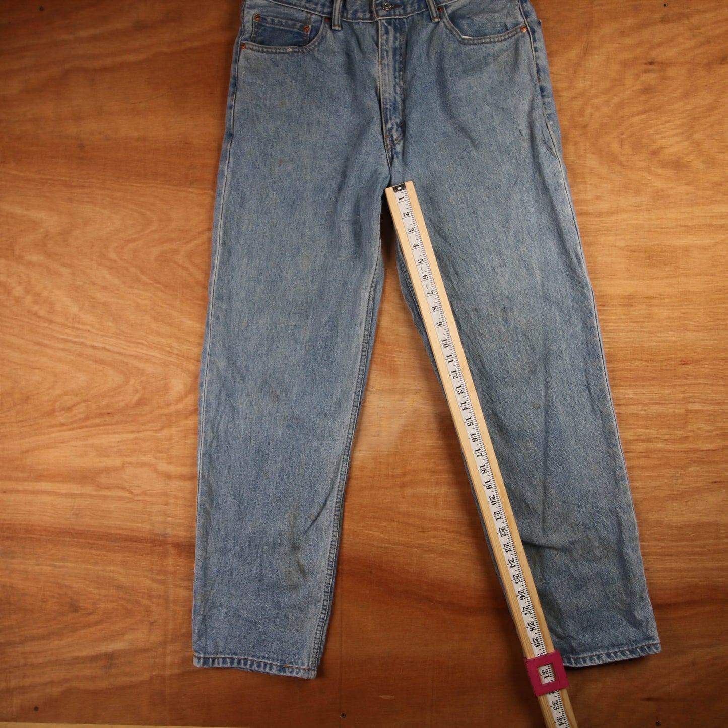 Levi's 550 Red Tab W36 L31 Tapered Leg Relaxed Fit Blue Denim Jeans