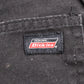 Dickies W34 L28 Straight Leg Black Cotton Blend Trousers