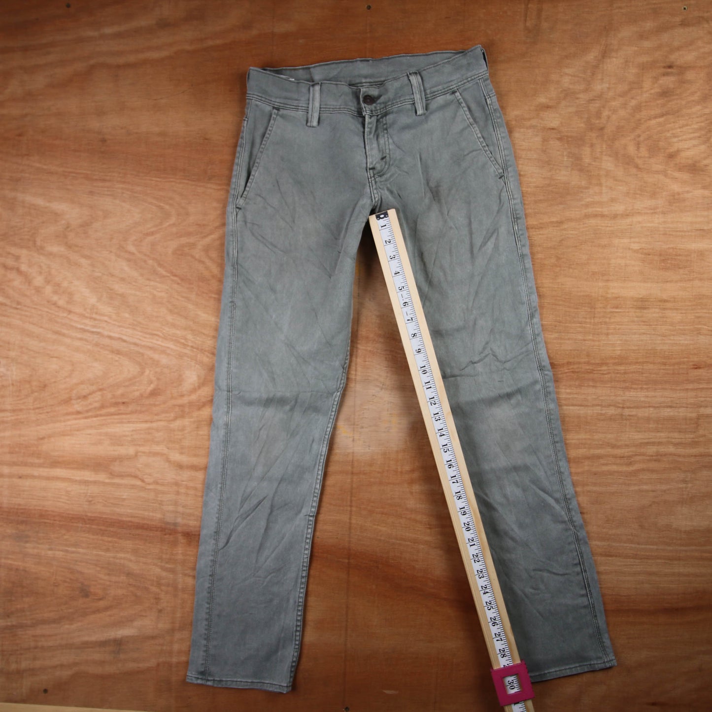 Levi's 511 Red Tab W30 L30 Slim Fit Grey Denim Jeans