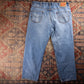 Levi's 550 Red Tab W30 L30 Tapered Leg Relaxed Fit Blue Denim Jeans