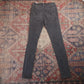 Levi's 711 W30 L31 Skinny Classic Ripped Style Black Denim Jeans