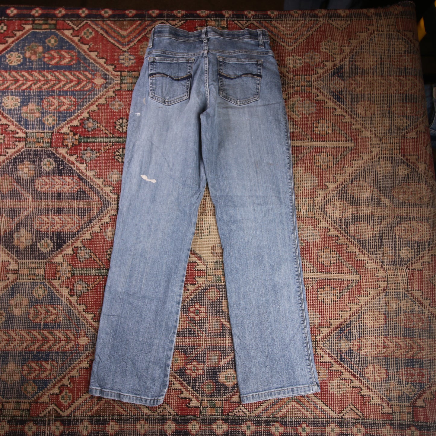 Lee W30 L30 Straight Leg Relaxed Fit Blue Denim Jeans