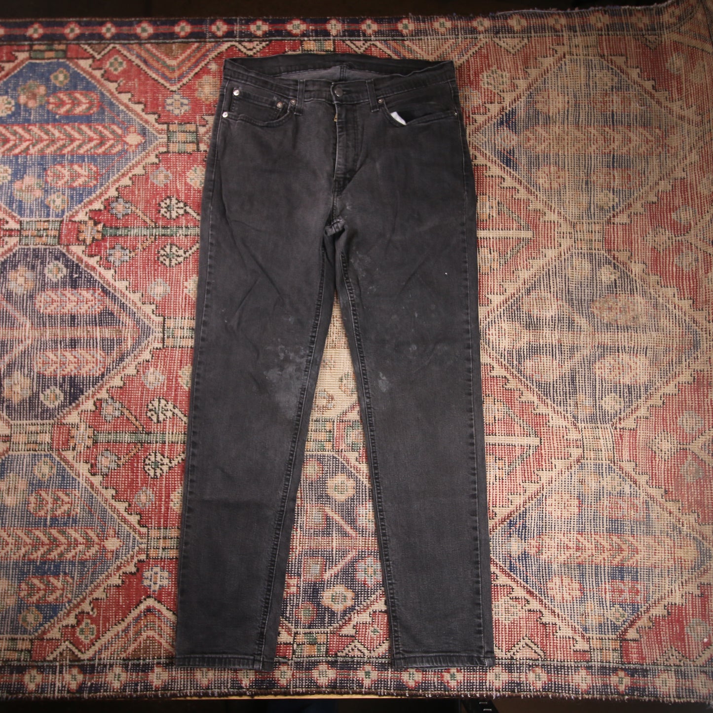 Levi's W34 L30 Tapered Leg Relaxed Fit Blue Denim Jeans