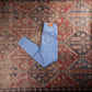 Levi's 721 Red Tab W24 L28 Skinny Classic Ripped Style Blue Denim Jeans