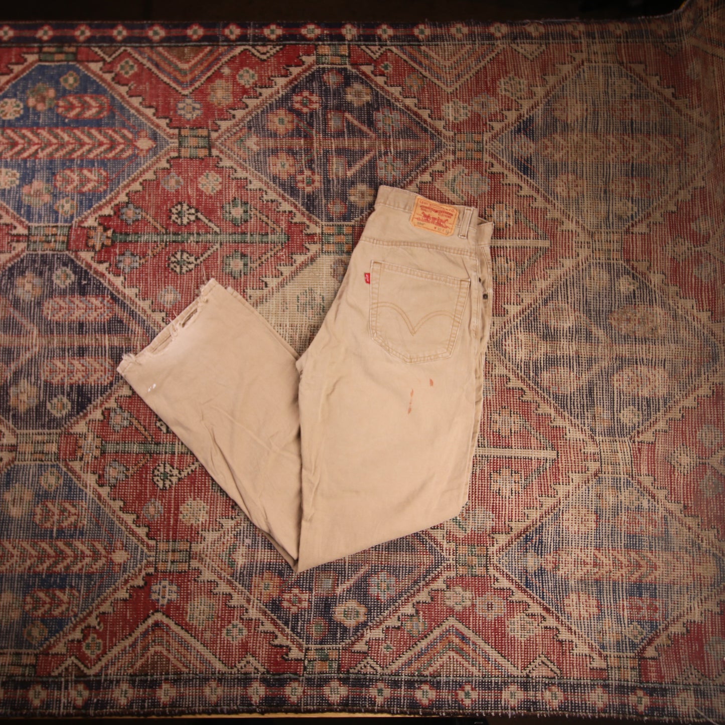 Levi's 559 W32 L31 Straight Leg Relaxed Fit Brown Denim Jeans