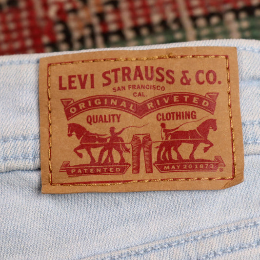 Levi's 721 W28 L27 Skinny Blue Denim Jeans