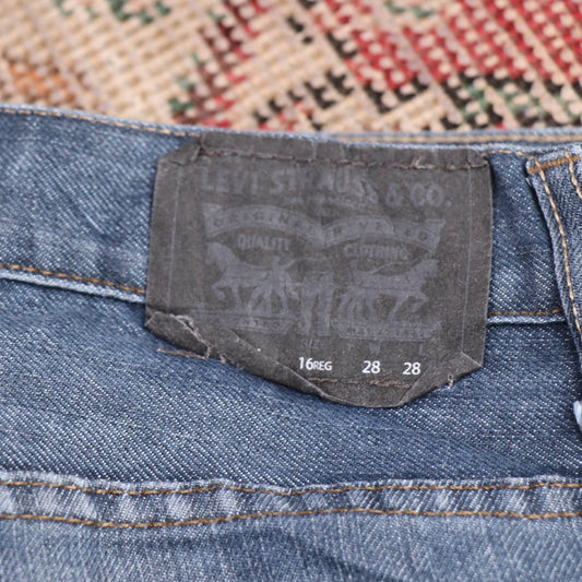 Levi's 511 W28 L28 Slim Fit Blue Denim Jeans