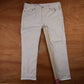 Levi's 541 Red Tab W38 L30 Tapered Leg White Denim Jeans