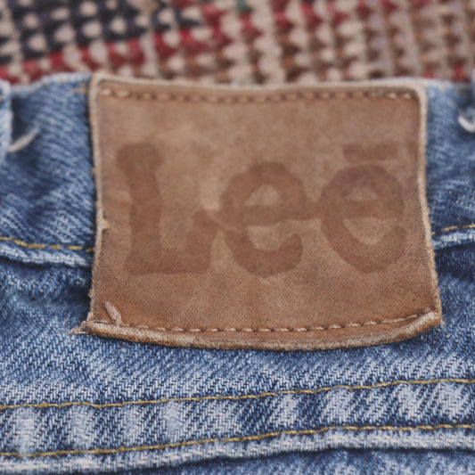 Lee W32 L33 Straight Leg Relaxed Fit Blue Denim Jeans