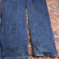 Wrangler W34 L30 Straight Leg Relaxed Fit Blue Denim Jeans