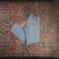 Wrangler W36 L34 Straight Leg Relaxed Fit Blue Denim Jeans