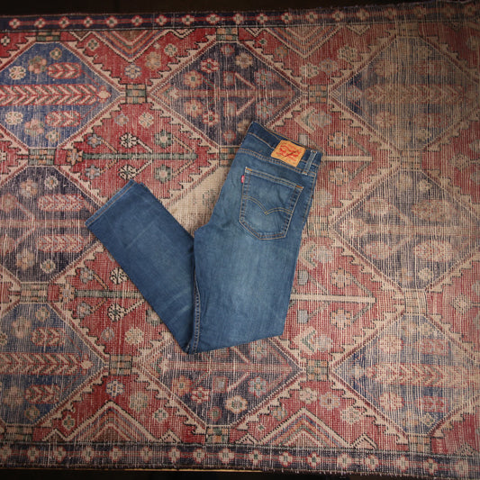 Levi's 502 W32 L30 Tapered Leg Regular Fit Blue Denim Jeans