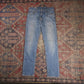 Levi's 502 W28 L29 Tapered Leg Regular Fit Black Denim Jeans