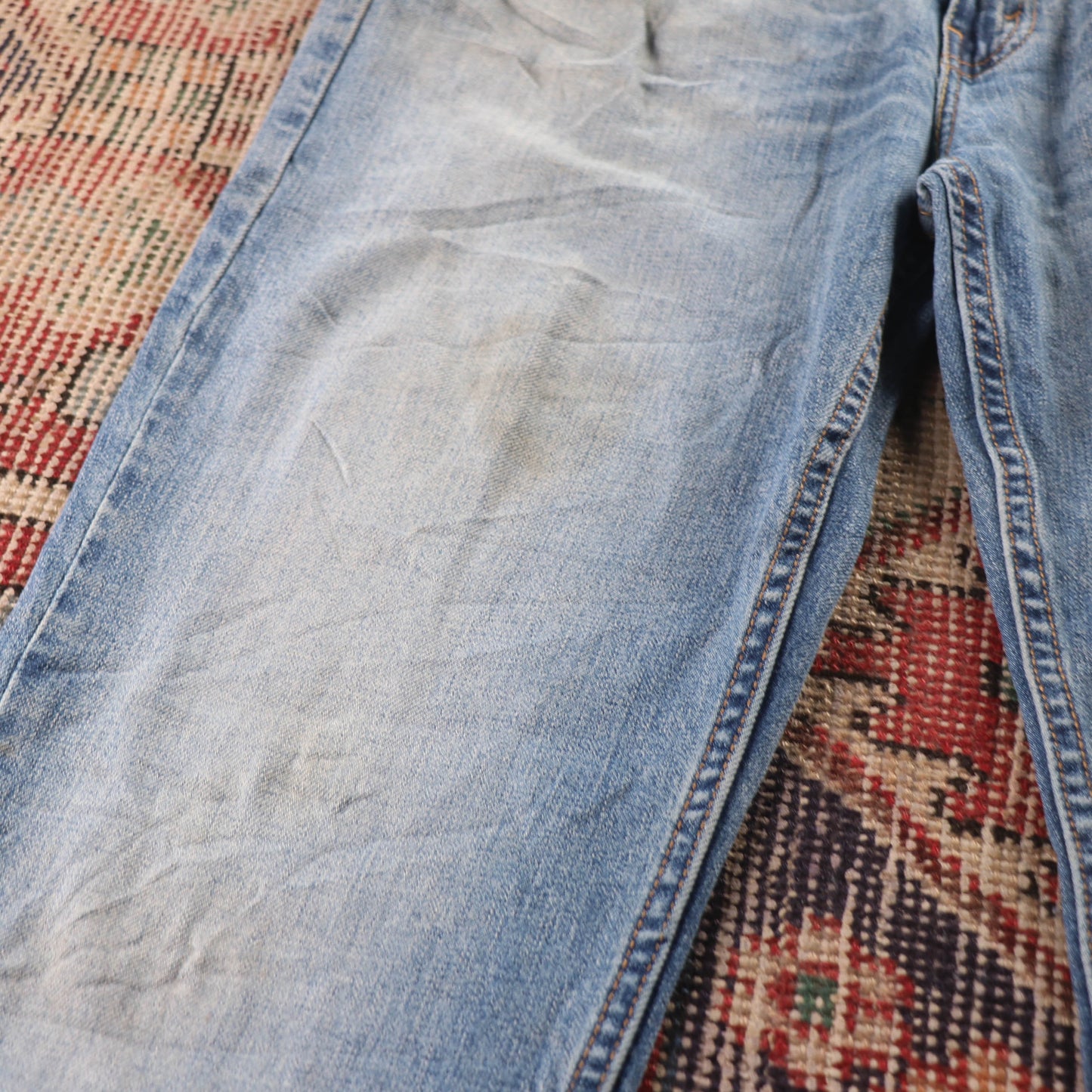 Levi's 514 Red Tab W30 L32 Straight Leg Blue Denim Jeans