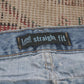 Lee W38 L30 Straight Leg Relaxed Fit Distressed Style Blue Denim Jeans