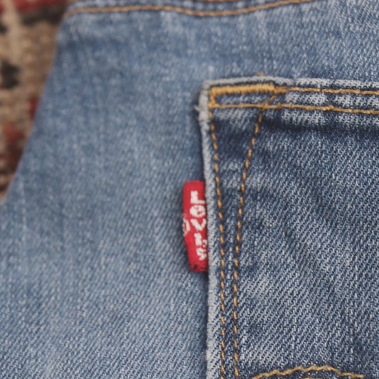 Levi's 570 W32 L28 Tapered Leg Loose Fit Blue Denim Jeans