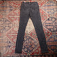 Levi's 711 W30 L31 Skinny Classic Ripped Style Black Denim Jeans