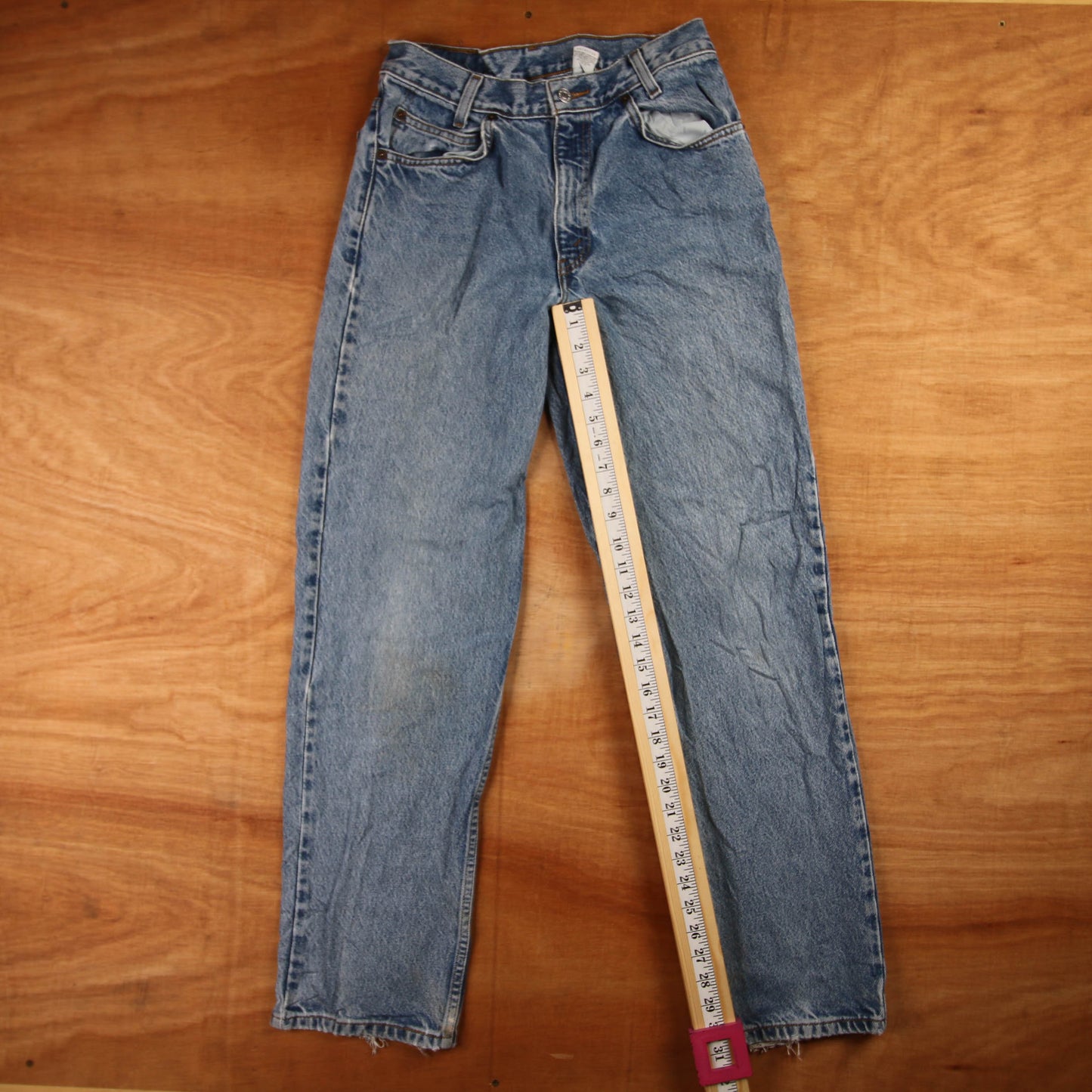 Levi's 550 Red Tab W30 L31 Tapered Leg Relaxed Fit Blue Denim Jeans
