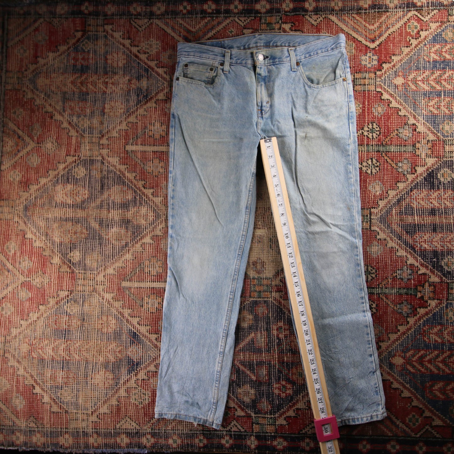 Levi's 511 Red Tab W34 L30 Slim Fit Blue Denim Jeans
