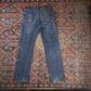 Wrangler W30 L30 Straight Leg Relaxed Fit Classic Ripped Style Blue Denim Jeans
