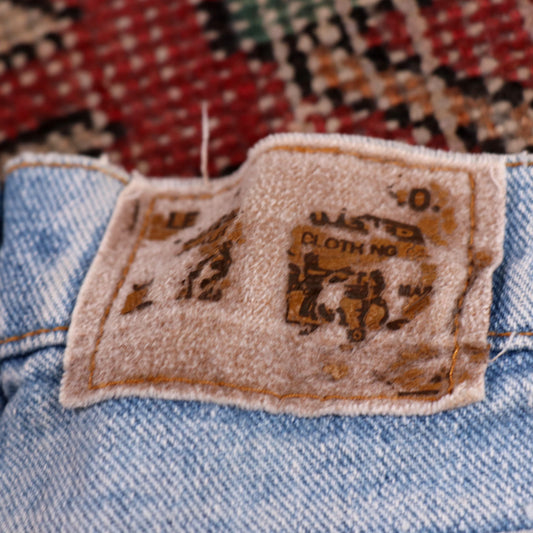 Levi's Orange Tab W30 L31 Tapered Leg Loose Fit Blue Denim Jeans