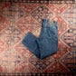 Wrangler W36 L28 Straight Leg Classic Ripped Style Blue Denim Jeans