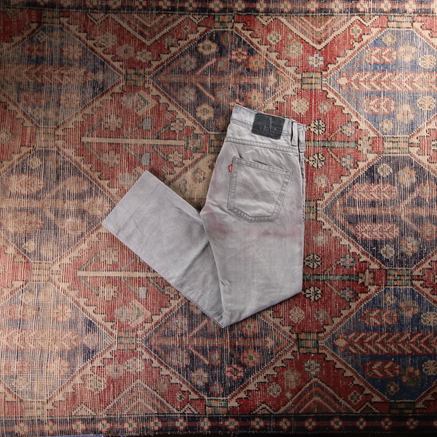 Levi's Red Tab W30 L30 Straight Leg Grey Denim Jeans