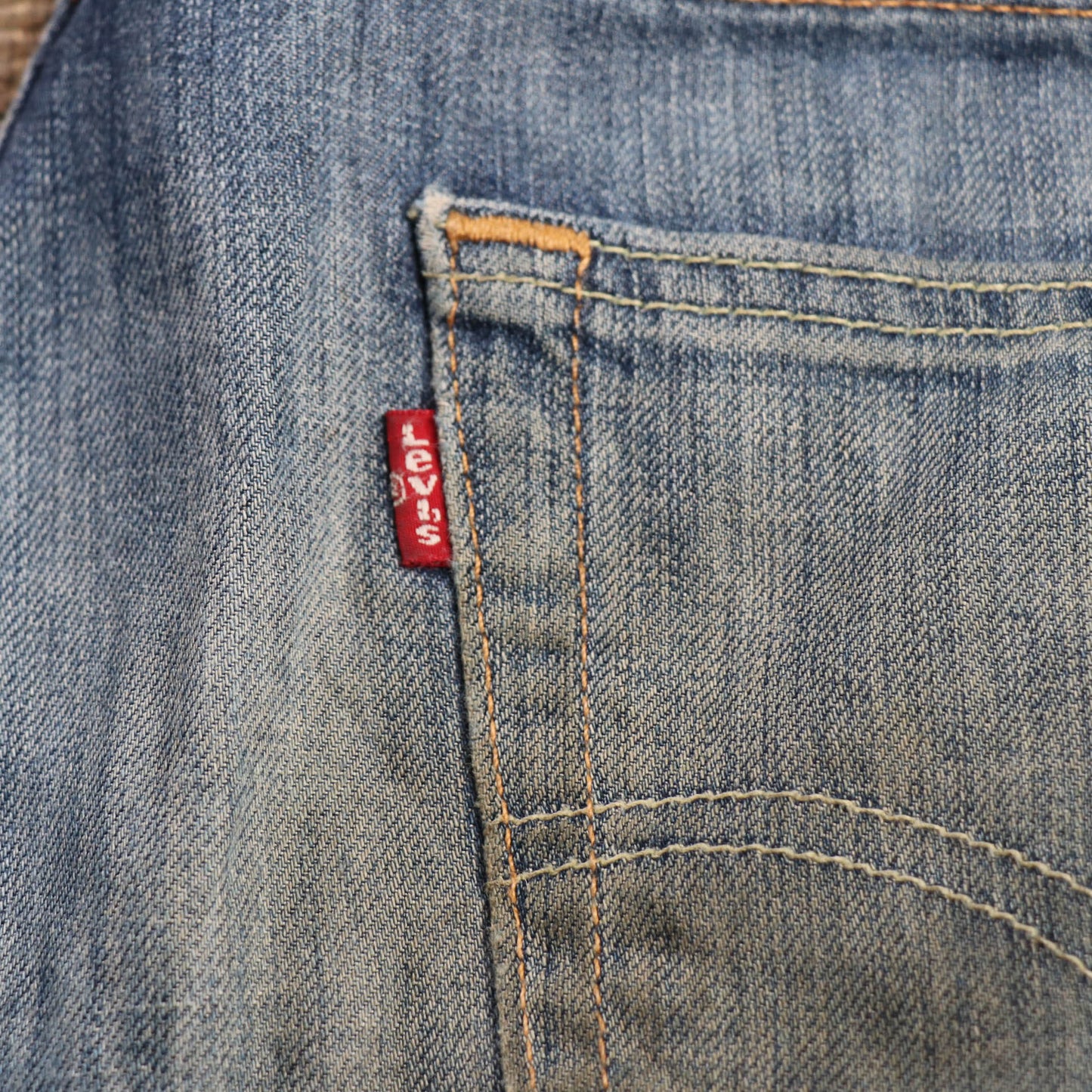 Levi's 514 W34 L32 Straight Leg Blue Denim Jeans
