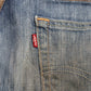 Levi's 514 W34 L32 Straight Leg Blue Denim Jeans